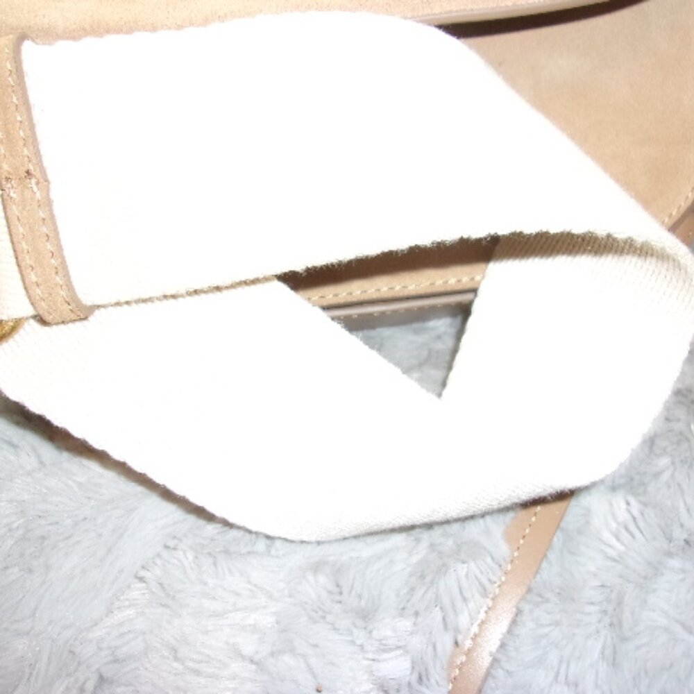 E-106 ZARA SPLIT SUEDE/LEATHER CROSSBODY BAG - Picture 12 of 14